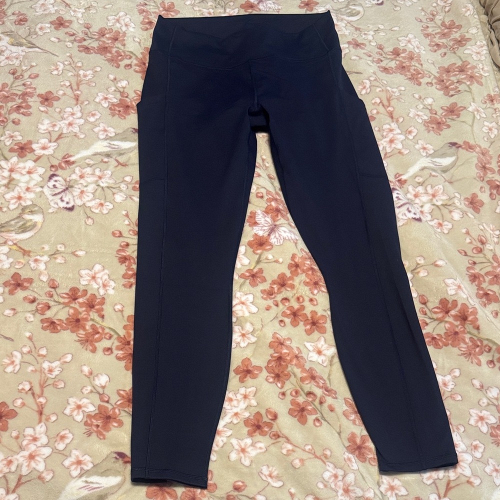 High-Waist Navy Blue Fabletic Powerhold Leggings